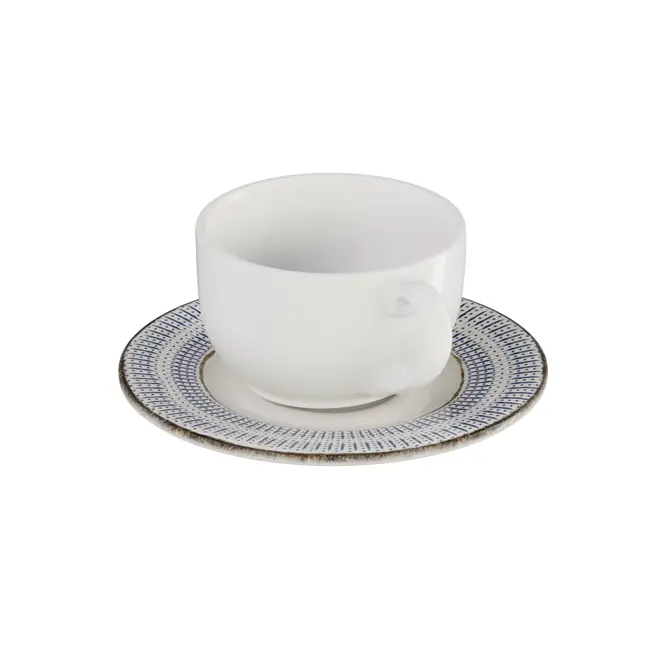 XÍCARA CHÁ 170 ML SALINA I - BRANCO/AZUL - Foto 9