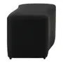 PUFF 61 CM X 51 CM SET WAVE INVERT - CORSIN PRETO - Foto 3