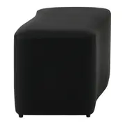 PUFF 61 CM X 51 CM SET WAVE INVERT - CORSIN PRETO - Foto 3