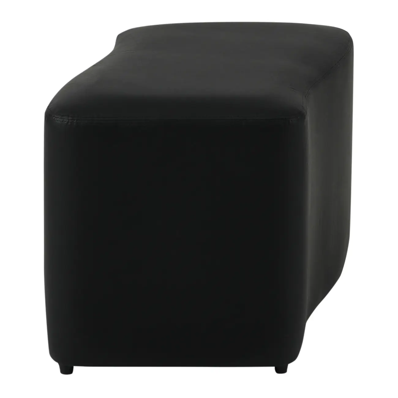 PUFF 61 CM X 51 CM SET WAVE INVERT - CORSIN PRETO - Foto 3