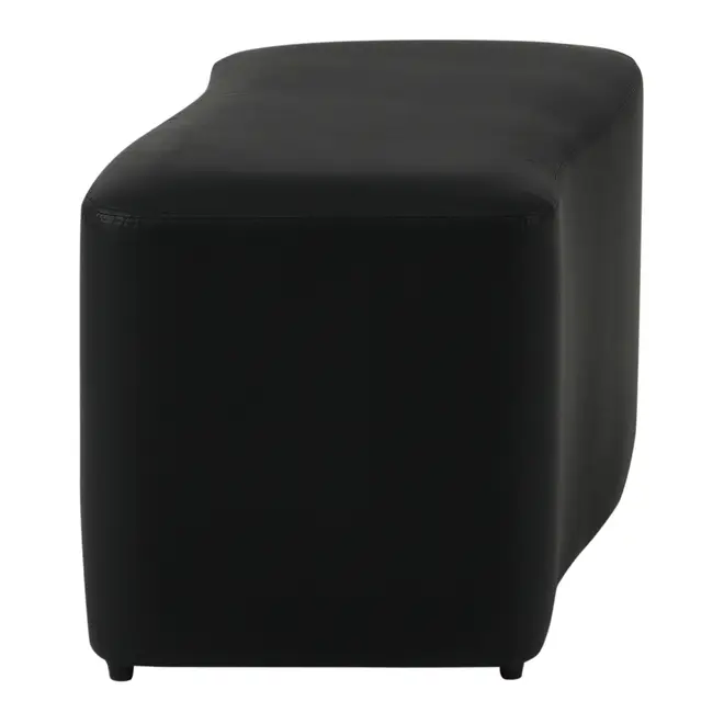PUFF 61 CM X 51 CM SET WAVE INVERT - CORSIN PRETO - Foto 3