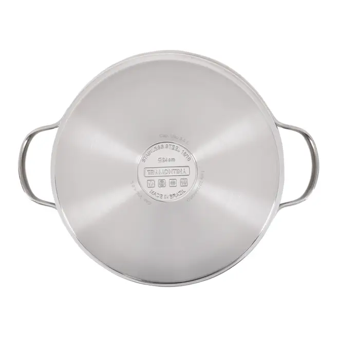 CAÇAROLA 24 INDUÇÃO CM UNA - INOX/INCOLOR - Foto 4
