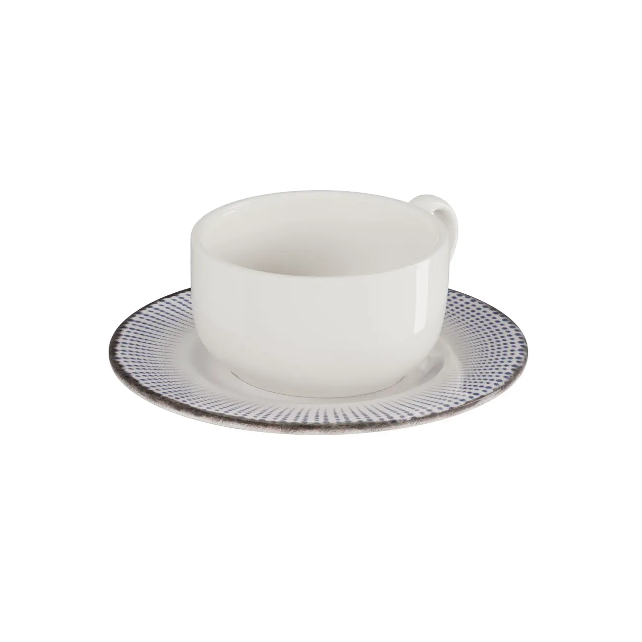XÍCARA CAFÉ 50 ML SALINA I - BRANCO/AZUL - Foto 16