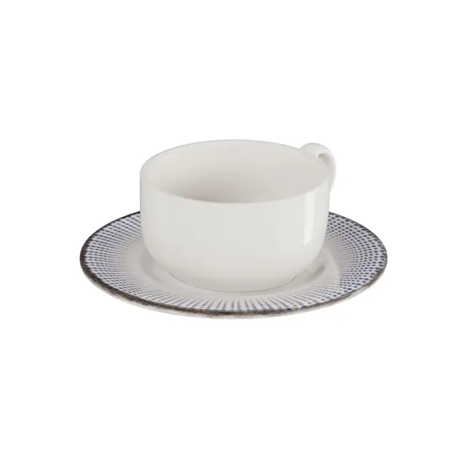 XÍCARA CAFÉ 50 ML SALINA I - BRANCO/AZUL - Foto 16