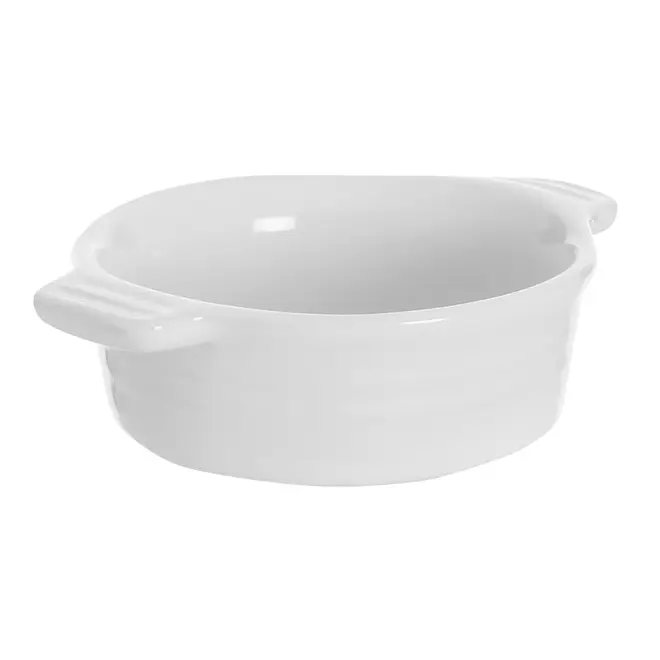 TRAVESSA REFRATÁRIA REDONDA 16 CM SABOREAR - BRANCO - Foto 3