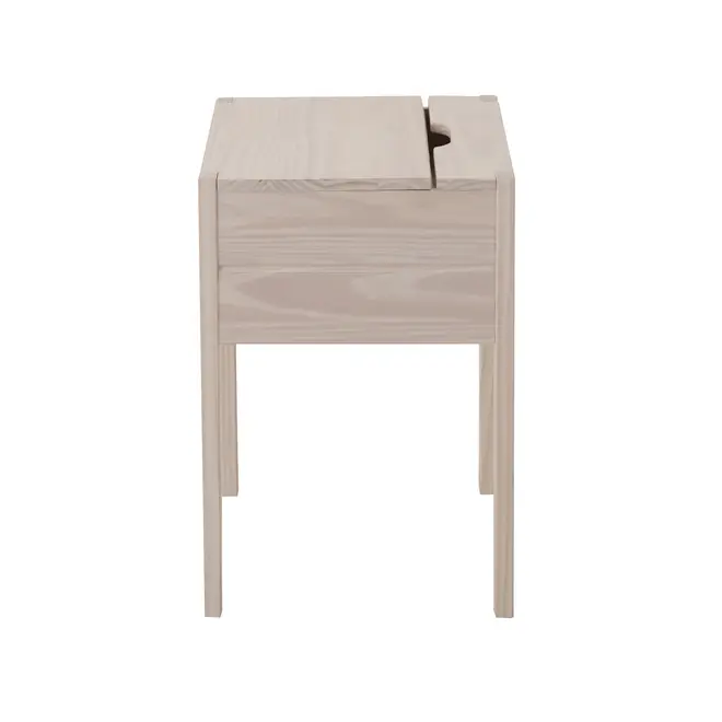 ESCRIVANINHA INFANTIL 58 CM X 40 CM WOOD FENCE - BRANCO LAVADO - Foto 5
