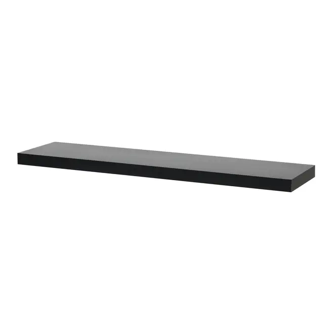 PRATELEIRA 4 CM X 1 M X 25 CM BALANCE - PRETO - Foto 2