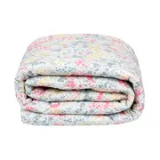 EDREDOM JÚNIOR INFANTIL 1,60 M X 1,90 M DELICADÊ CADÊ - PÂTISSERIE À LA FRAMBOISE/ BLEU CENDRÉ - Foto 6