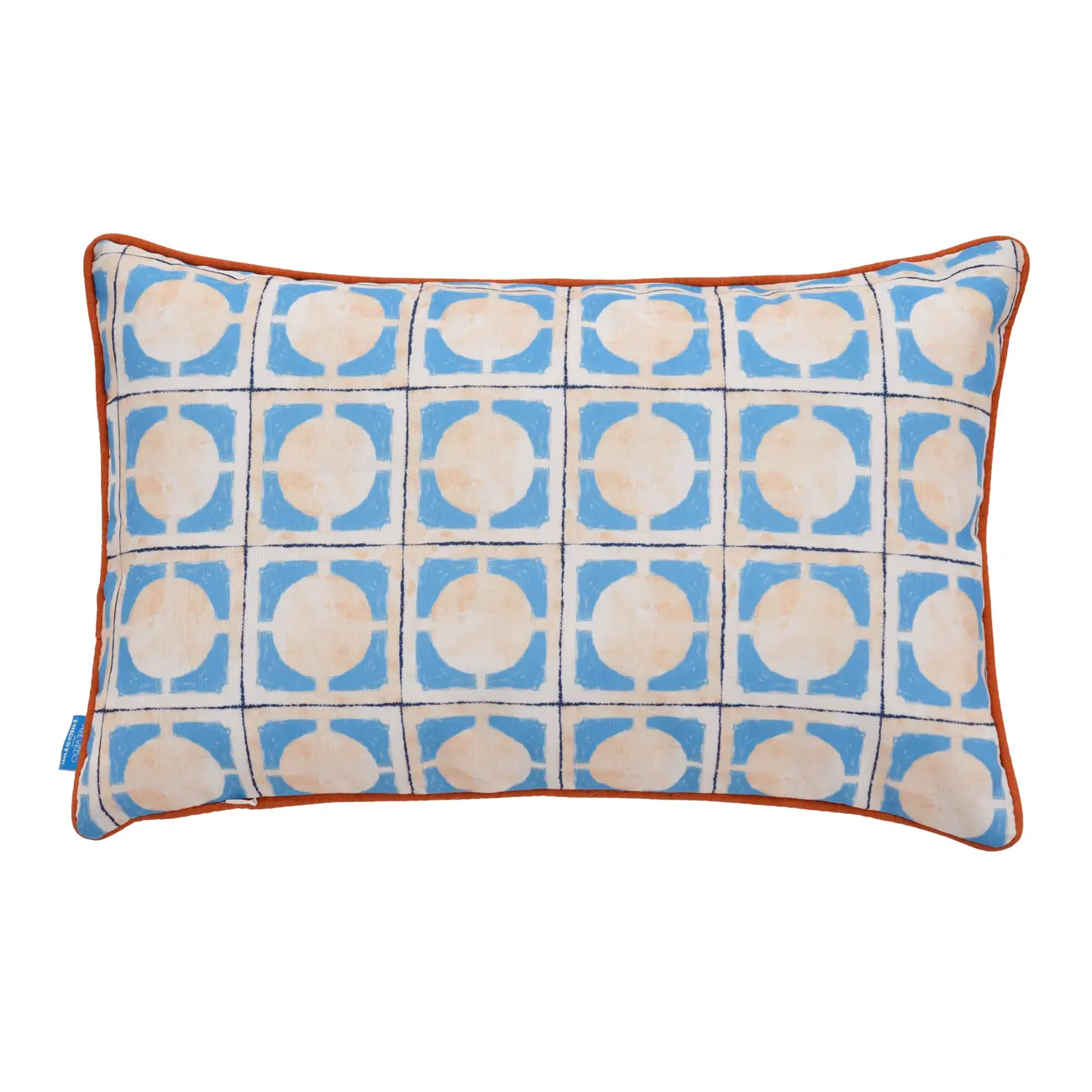 ALMOFADA 32 CM X 50 CM SAUDADE TROPICAL CARAMBOLAS - AZUL HISTÓRICO/MULTICOR - Foto 2