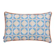 ALMOFADA 32 CM X 50 CM SAUDADE TROPICAL CARAMBOLAS - AZUL HISTÓRICO/MULTICOR - Foto 2