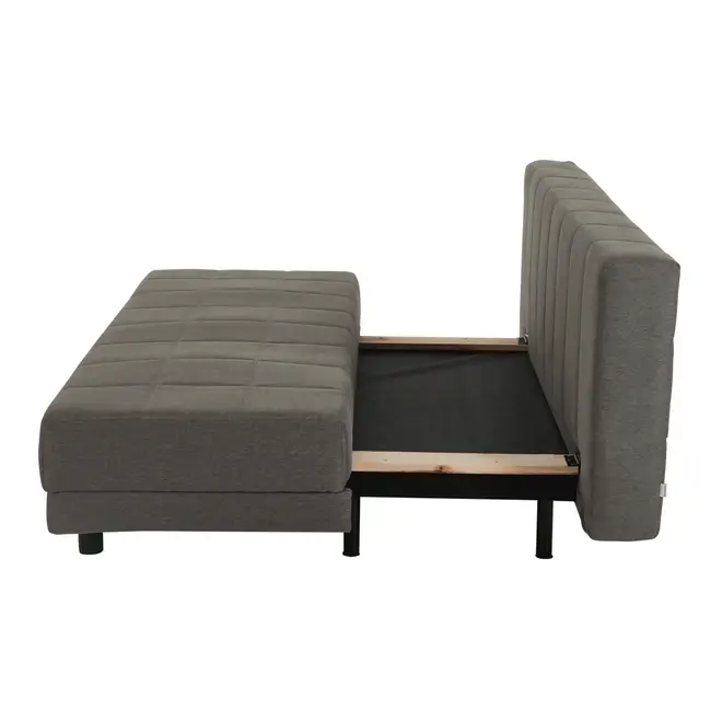 SOFÁ-CAMA 3 LUGARES CLAP - CINZA/PRETO - Foto 8