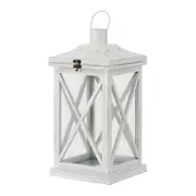 LANTERNA 40 CM LUEUR DE LUNE - BRANCO LAVADO - Foto 2