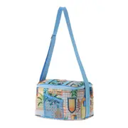 BOLSA TÉRMICA SAUDADE TROPICAL - AZUL/MULTICOR - Foto 2