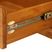CÔMODA 4 GAVETAS/1 PORTA DE CORRER COM PALHINHA 90 CM X 40 CM PALHANDI - AMÊNDOA/NATURAL - Foto 9