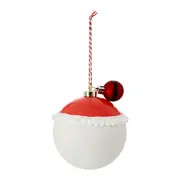 KIT COM 2 PINGENTES BOLA NOEL COLORFUN XMAS - VERMELHO/MULTICOR - Foto 3