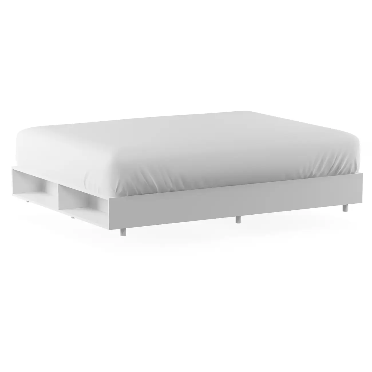 CAMA DE CASAL 1,38 M GLIDE - BRANCO - Foto 2
