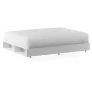 CAMA DE CASAL 1,38 M GLIDE - BRANCO - Foto 2