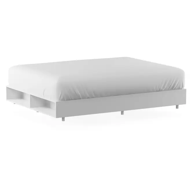 CAMA DE CASAL 1,38 M GLIDE - BRANCO - Foto 2