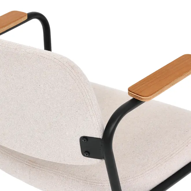 CADEIRA HOME OFFICE CARTE ELBOW - PRETO/CAMELO - Foto 9