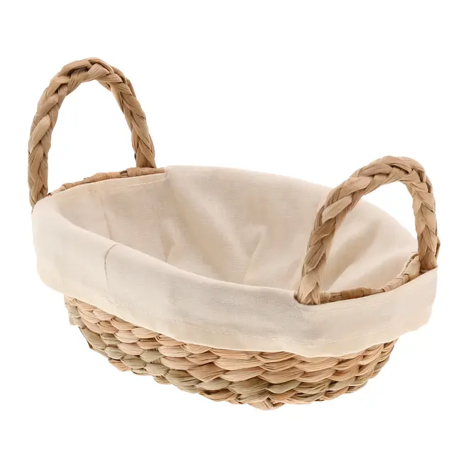 CESTO 22 CM X 15 CM X 6 CM TABOA - FIBRA NATURAL/NATURAL - Foto 2