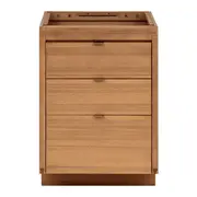 ARMÁRIO DE COZINHA INFERIOR 60 CM COM 3 GAVETAS TOARI - MACCHIATO/COBRE - Foto 1