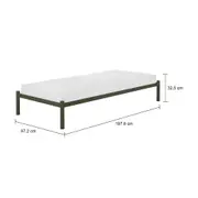 CAMA DE SOLTEIRO 88 CM FLAT - MUSGO - Foto 3