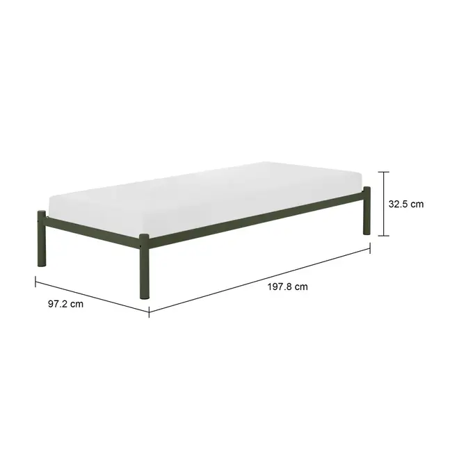 CAMA DE SOLTEIRO 88 CM FLAT - MUSGO - Foto 3