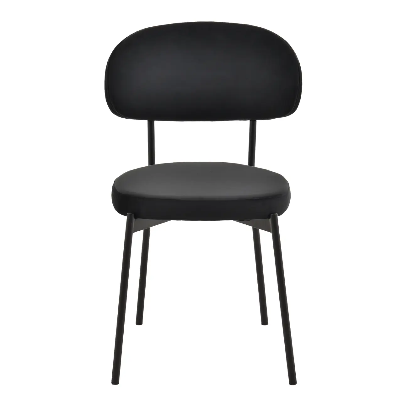 CADEIRA DE JANTAR DAISY - PRETO/PRETO - Foto 2