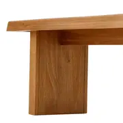 BANCO 4 LUGARES PLANK - AMÊNDOA RÚSTICA - Foto 7
