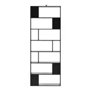 ESTANTE/DIVISÓRIA 80 CM X 2,12 M BLOCK - PRETO - Foto 5