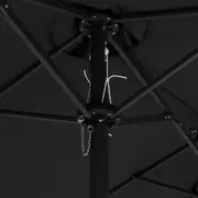 OMBRELONE RETANGULAR 4,60 M X 2,70 M TRI SHADOW - PRETO/PRETO - Foto 7