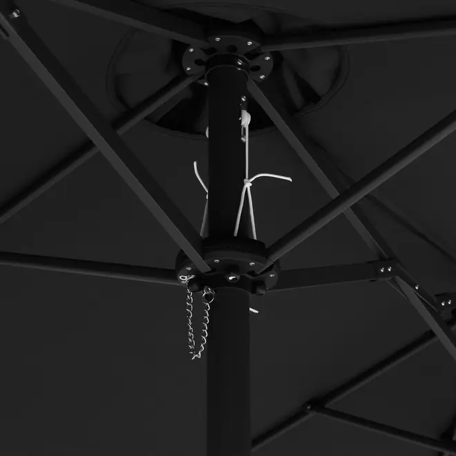 OMBRELONE RETANGULAR 4,60 M X 2,70 M TRI SHADOW - PRETO/PRETO - Foto 7