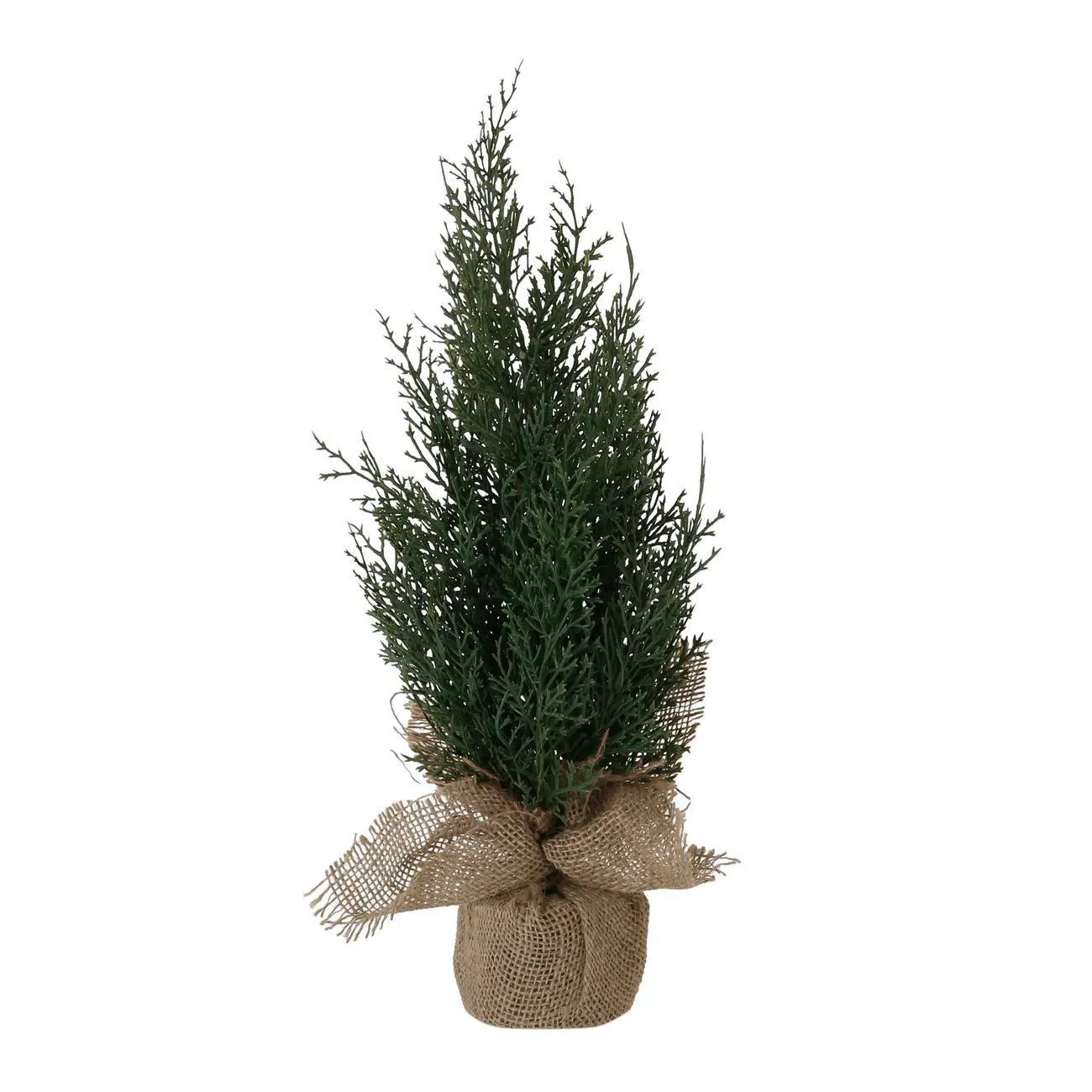ADORNO ÁRVORE 45 CM VILAREJO NOEL - JUTA/CIPESTRE - Foto 2