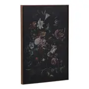 QUADRO 47 CM X 65 CM FANTASTIC FLOWERS - NOZES/MULTICOR - Foto 2
