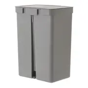 LIXEIRA DUPLA COM PEDAL 30 L TRIUM - KONKRET/CINZA - Foto 6