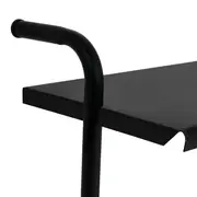 ESTANTE DE PAREDE 83 CM X 97 CM WALL TECH - PRETO/PRETO - Foto 3