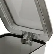 LIXEIRA COM PEDAL 15 L DAY USE - BRANCO/INOX - Foto 11