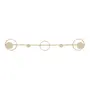 AREIA - CABIDEIRO DE PAREDE COM 5 GANCHOS HOOP HOOK