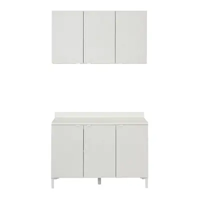 ARMÁRIO COZINHA COMPLETO 6P. 3 PÇS SLEEK
