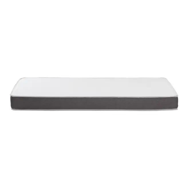 COLCHÃO DE ESPUMA SOLTEIRO DUO 88 CM X 1,88 M X 16 CM TATOU GULDI - CINZA/BRANCO - Foto 11