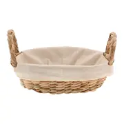 CESTO 22 CM X 15 CM X 6 CM TABOA - FIBRA NATURAL/NATURAL - Foto 1