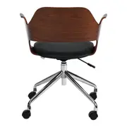 CADEIRA HOME OFFICE SEAGULL - NOZES/PRETO - Foto 5