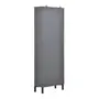 ESTANTE 70 CM X 1,97 M SLEEK - GRAFITE/PRETO - Foto 4