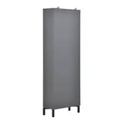 ESTANTE 70 CM X 1,97 M SLEEK - GRAFITE/PRETO - Foto 4