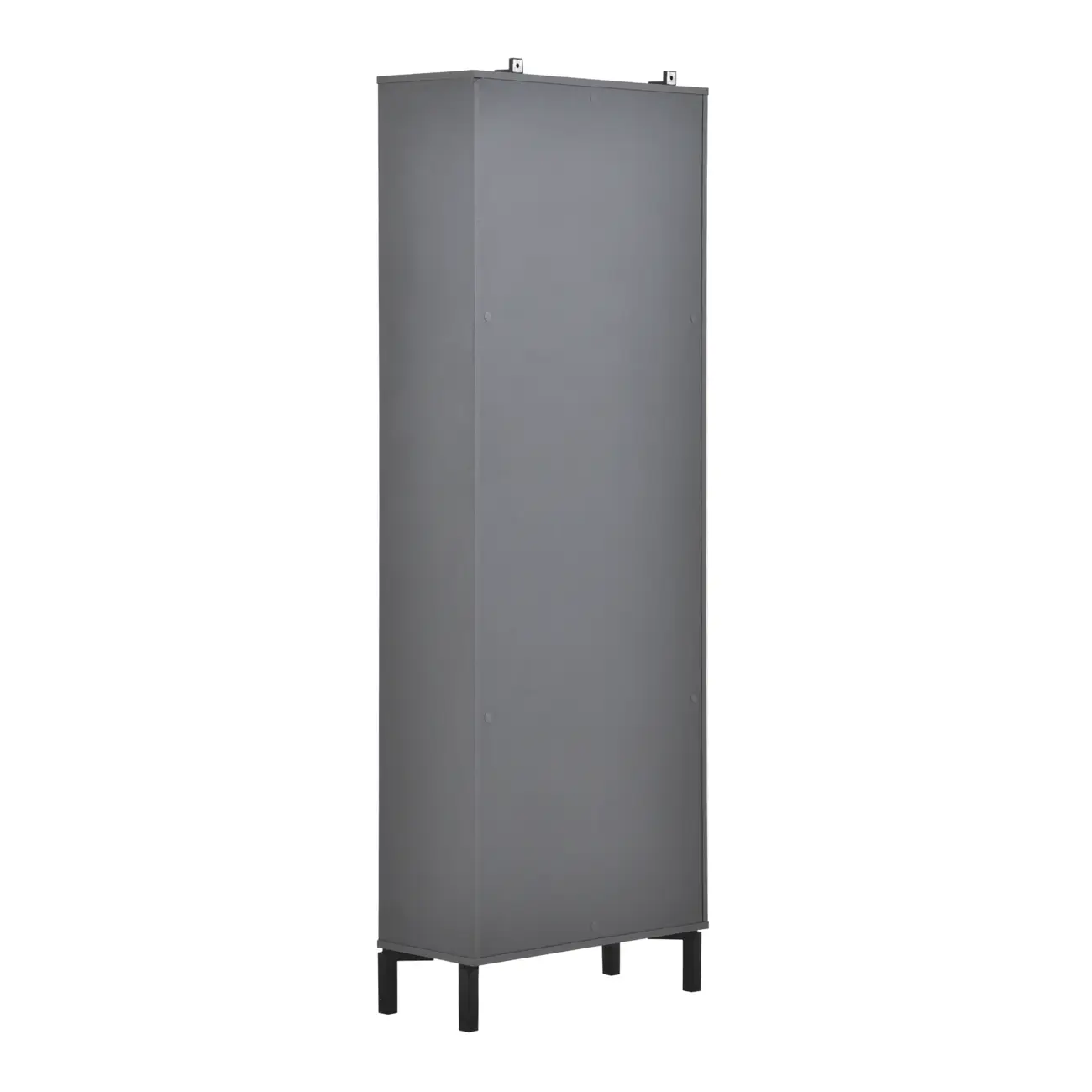 ESTANTE 70 CM X 1,97 M SLEEK - GRAFITE/PRETO - Foto 4