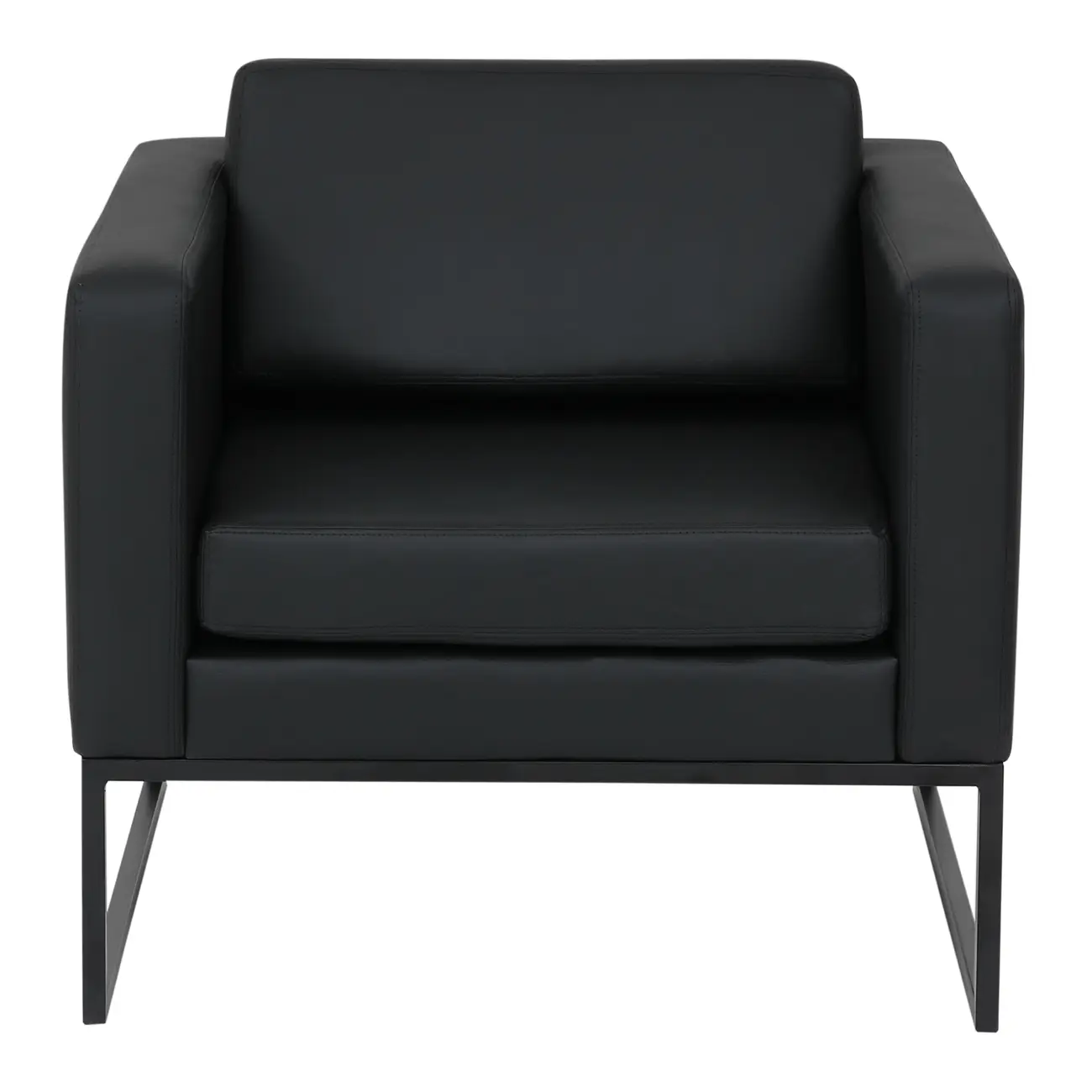 POLTRONA DETROIT - PRETO/PRETO - Foto 2