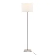 LUMINÁRIA DE CHÃO ALINE C/CÚPULA H - ARGILA/BRANCO - Foto 2