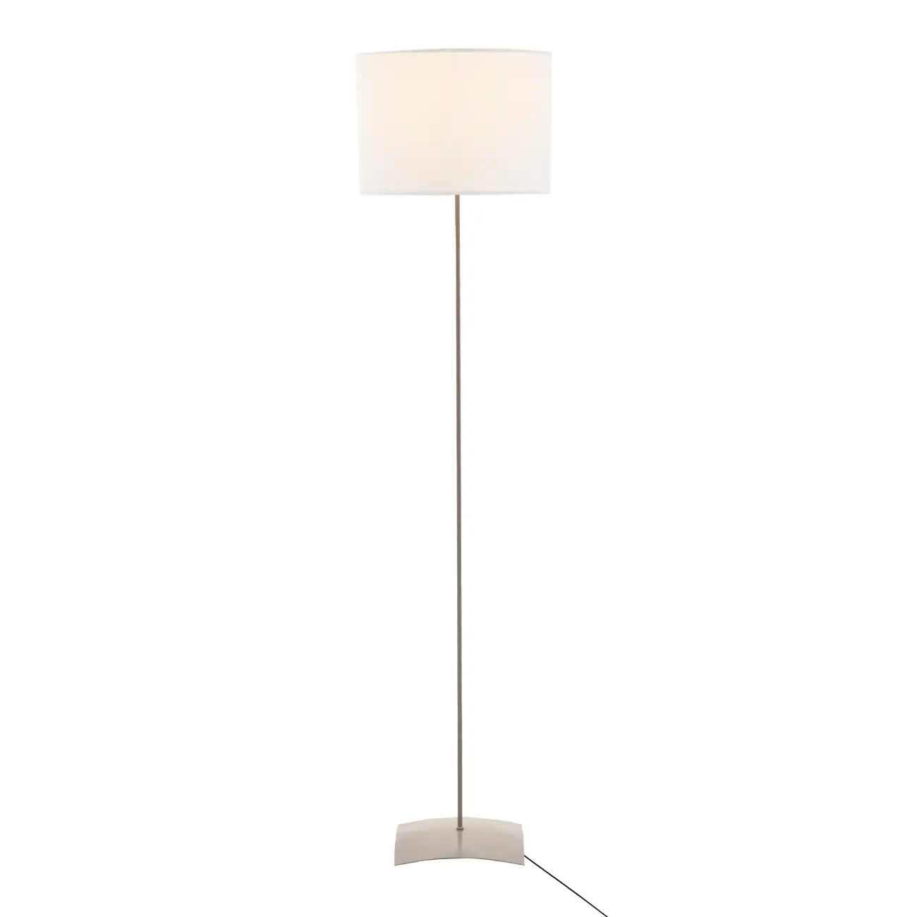 LUMINÁRIA DE CHÃO ALINE C/CÚPULA H - ARGILA/BRANCO - Foto 2