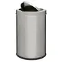 LIXEIRA 7 L BANDON - INOX/PRETO - Foto 2