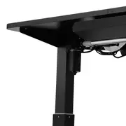 MESA REGULÁVEL ELÉTRICA 1,20 M X 60 CM ERGO - PRETO/PRETO - Foto 9